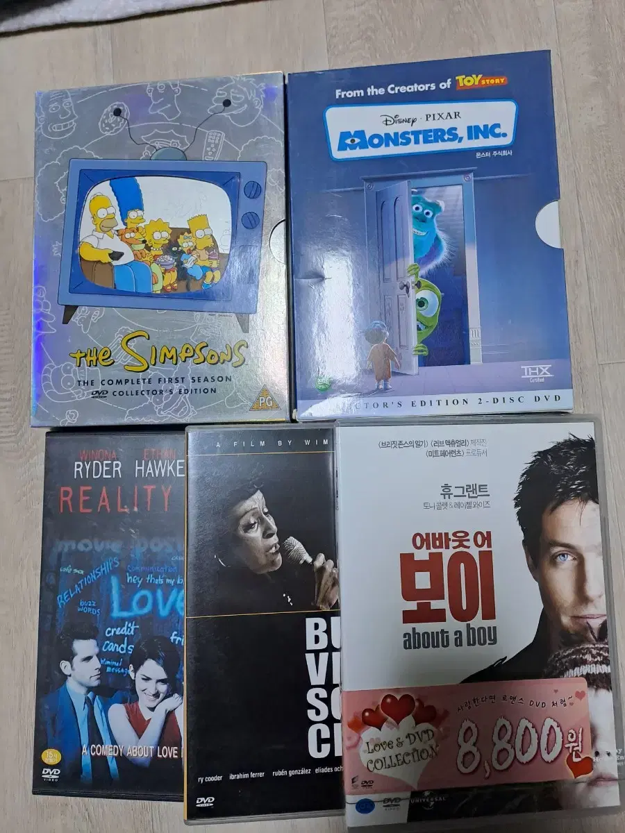 DVD 영화 CD 5개